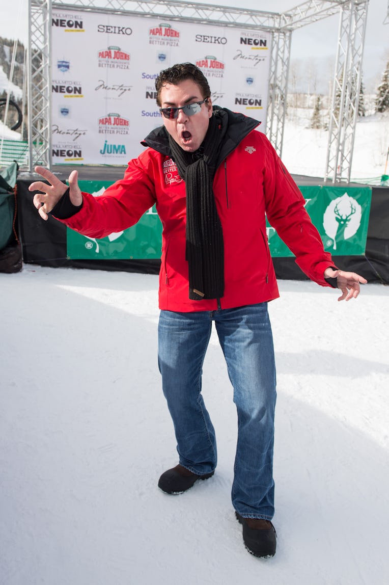PARK CITY, UT - DECEMBER 04:  John Schnatter aka 'Papa John' attends day three of the 2016 Deer Vall...