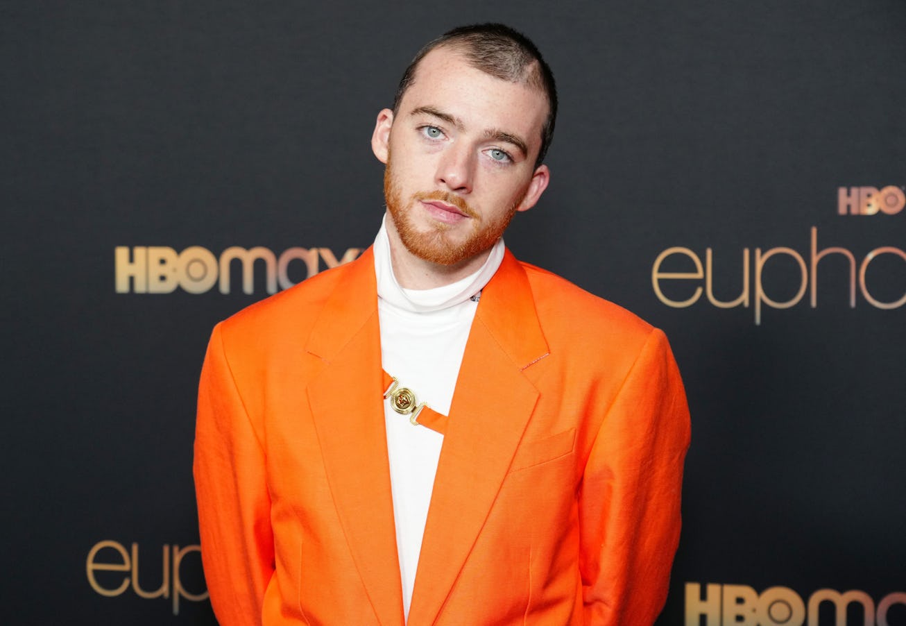 LOS ANGELES, CALIFORNIA - JANUARY 05: Angus Cloud attends HBO's "Euphoria" Season 2 Photo Call at Go...