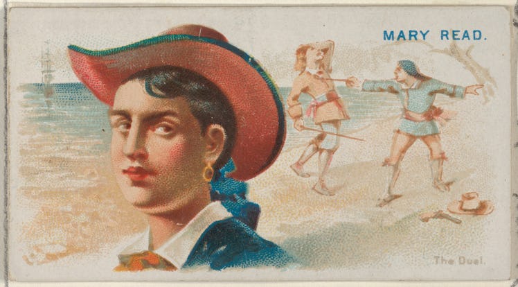 Mary Read, The Duel, from the Pirates of the Spanish Main series (N19) for Allen & Ginter Cigarettes...