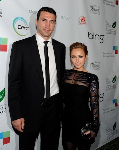 LOS ANGELES, CA - APRIL 22:  Wladimir Klitschko and actress Hayden Panetierre attend the Earth Day c...