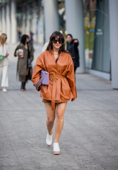 Gili Biegun Milan Fashion Week Fall/Winter 2022 street style