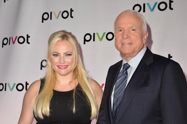 NEW YORK, NY - SEPTEMBER 12: Meghan McCain and John McCain attend "Raising McCain" Series New York P...