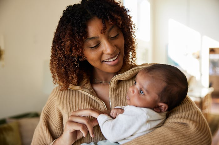 How does a baby know its mother?