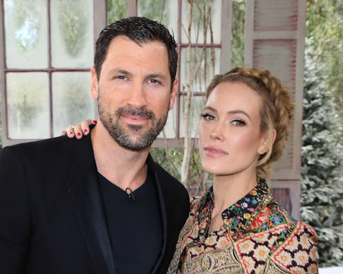 UNIVERSAL CITY, CA - FEBRUARY 19: Dancers/TV personalities Maksim Chmerkovskiy (L) and Peta Murgatr...