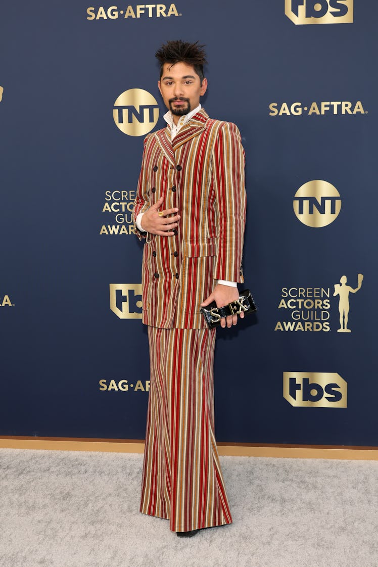 Mark Indelicato attends the 28th Annual Screen Actors Guild Awards 