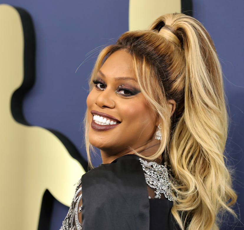 SANTA MONICA, CALIFORNIA - FEBRUARY 27: Laverne Cox attends the 28th Annual Screen Actors Guild Awar...