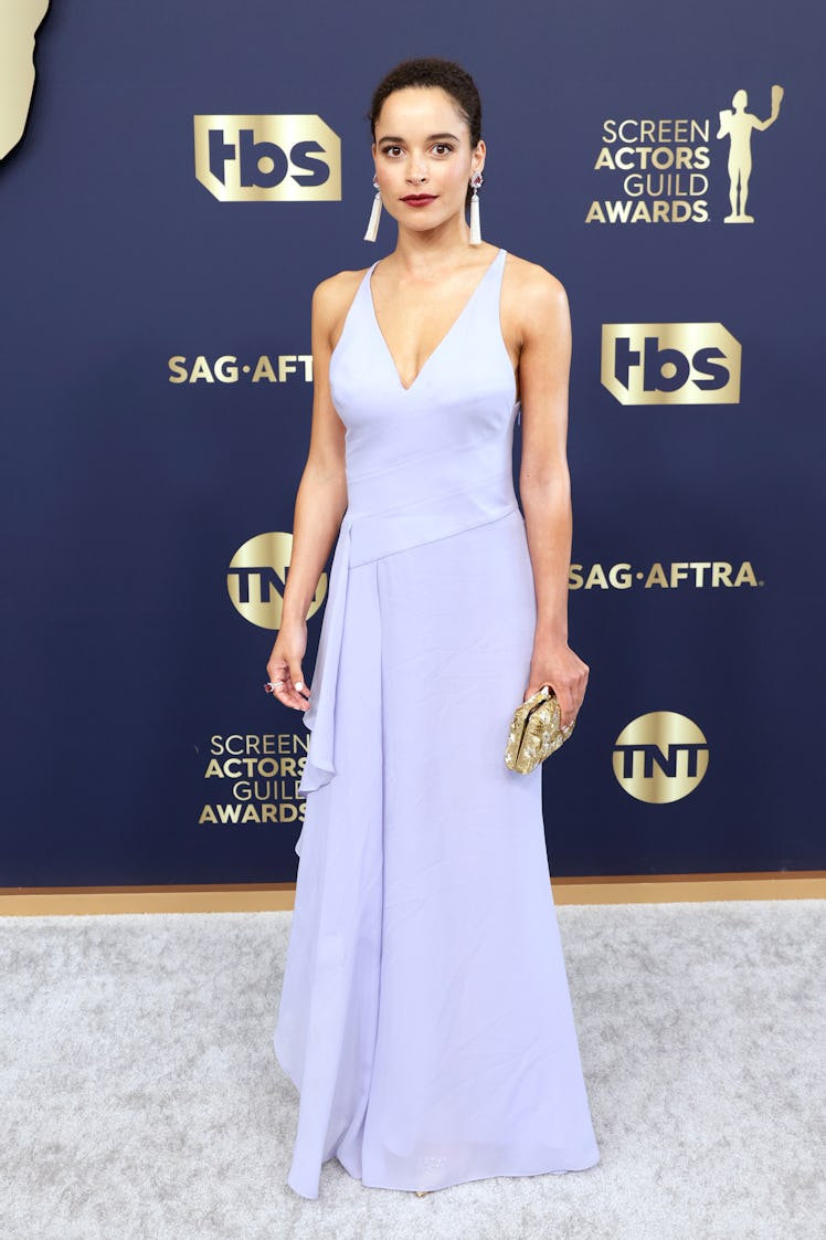 Juliana Canfield attends the 28th Annual Screen Actors Guild Awards 