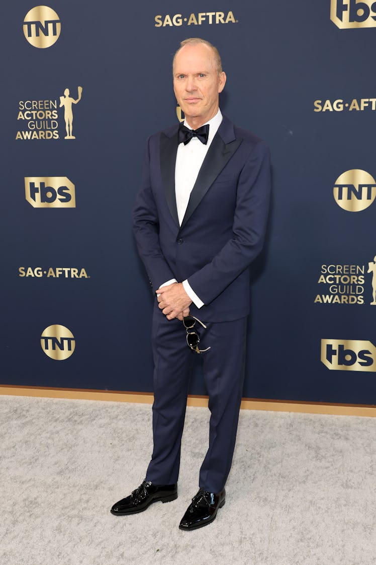 Michael Keaton attends the 28th Annual Screen Actors Guild Awards 