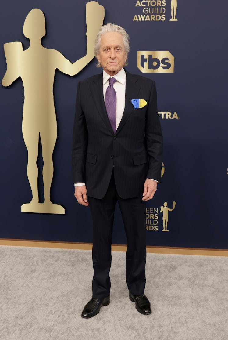 Michael Douglas attends the 28th Annual Screen Actors Guild Awards 
