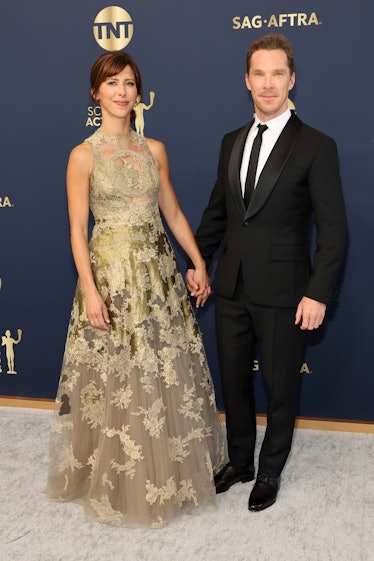 Sophie Hunter andBenedict Cumberbatch attend the 28th Annual Screen Actors Guild Awards