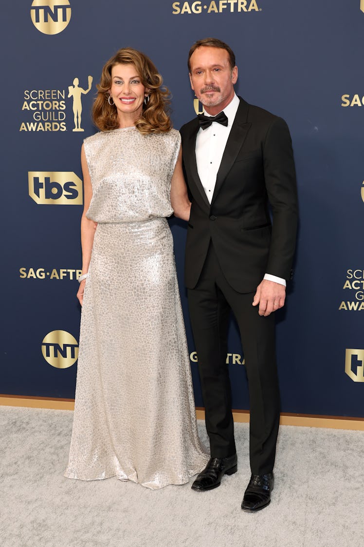 Faith Hill and Tim McGraw attend the 28th Annual Screen Actors Guild Awards 