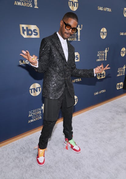 SANTA MONICA, CALIFORNIA - FEBRUARY 27: Kid Cudi attends the 28th Screen Actors Guild Awards at Bark...