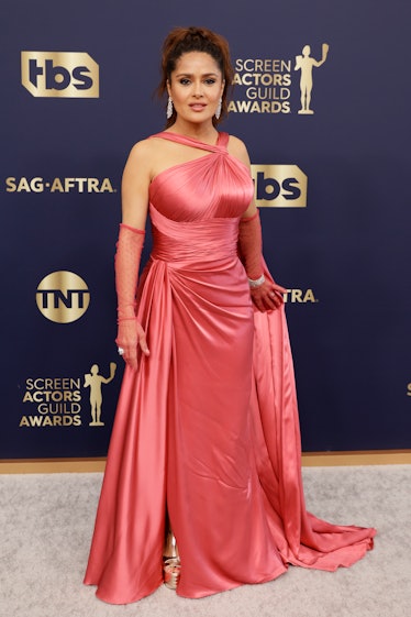 Salma Hayek attends the 28th Annual Screen Actors Guild Awards