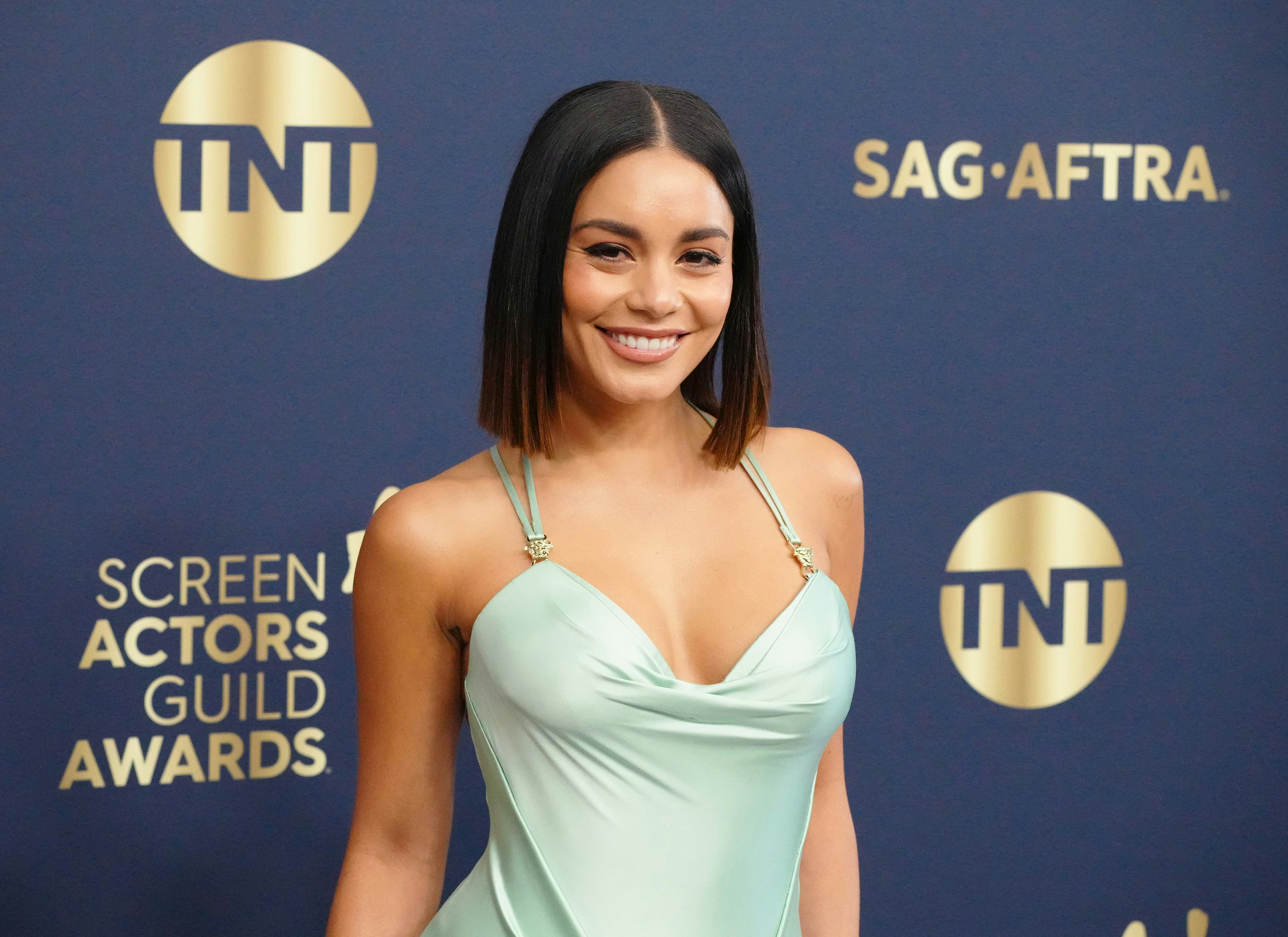 SANTA MONICA, CALIFORNIA - FEBRUARY 27: Vanessa Hudgens attends the 28th Annual Screen Actors Guild ...