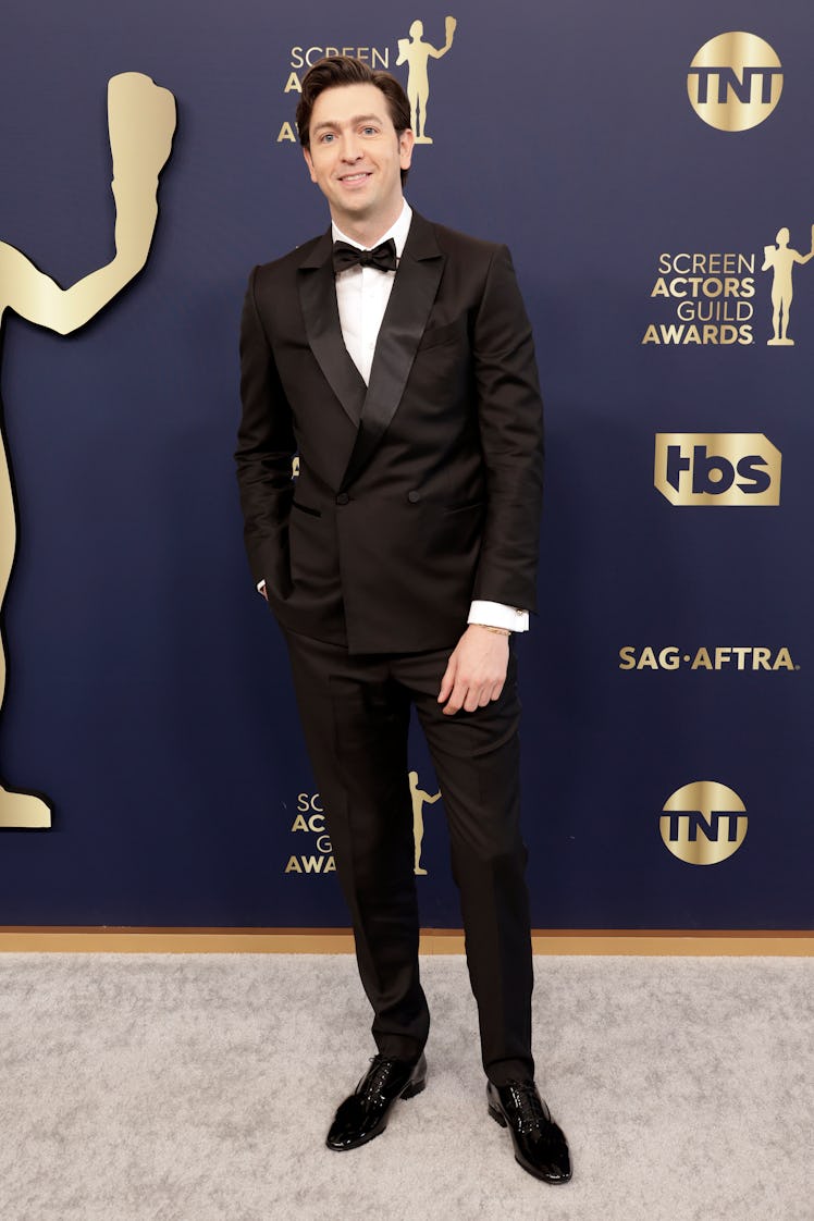 Nicholas Braun attends the 28th Annual Screen Actors Guild Awards 