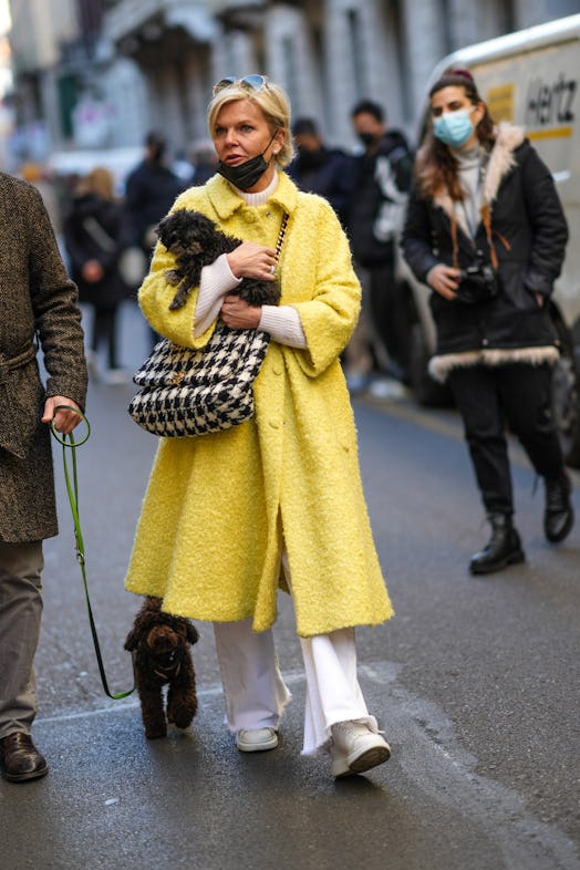 Milan Fashion Week Fall/Winter 2022 street style