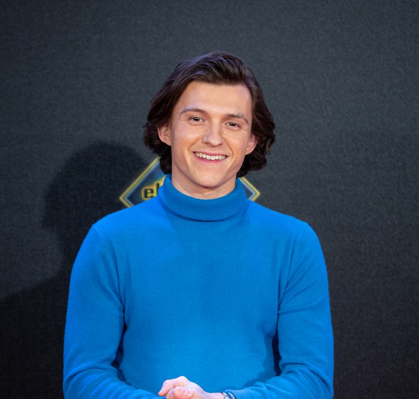 Tom Holland almost spoiled Andrew Garfield's surprise appearance in 'Spider-Man: No Way Home'.