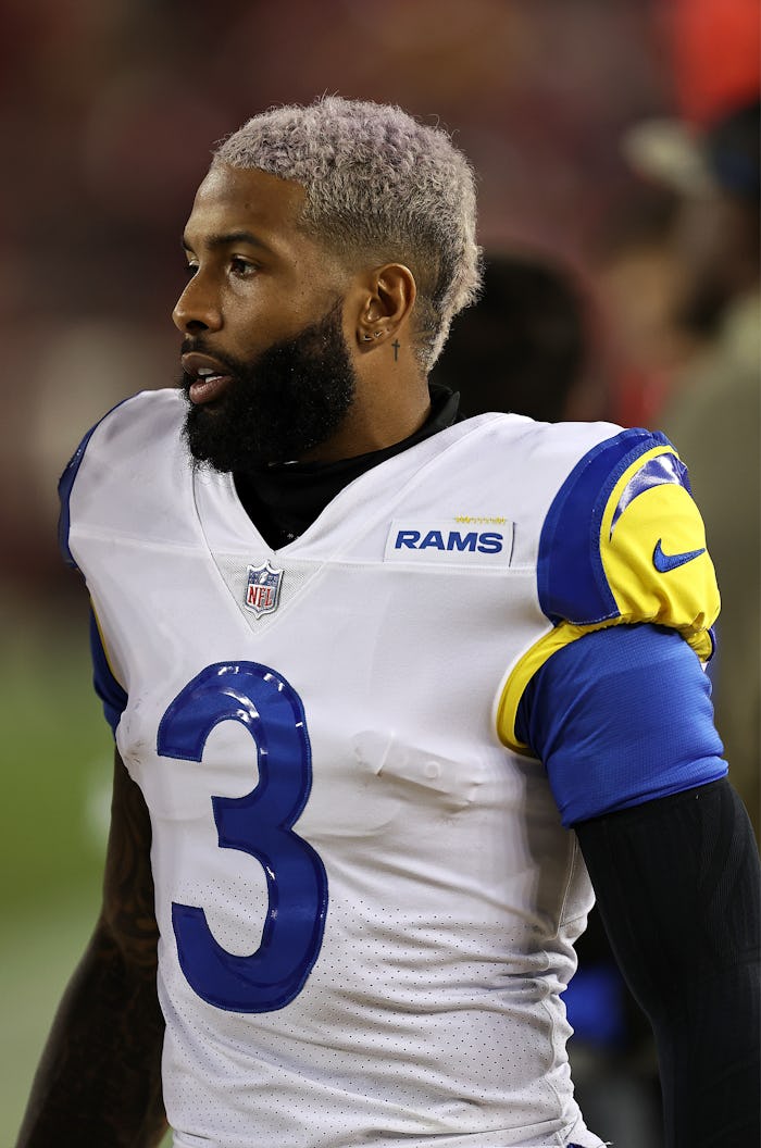 SANTA CLARA, CA - NOVEMBER 15: Odell Beckham Jr. (3) of the Los Angeles Rams appears during the San ...