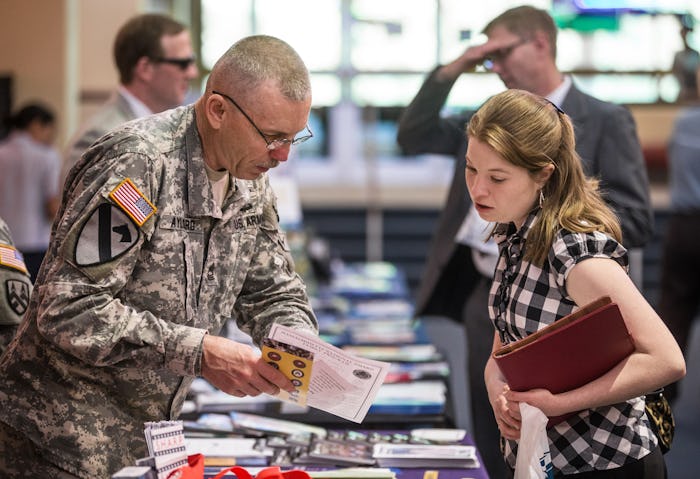 National Guard members have stepped in as substitute teachers.