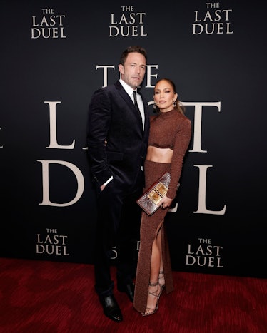 Ben Affleck and Jennifer Lopez attend "The Last Duel" New York Premiere 
