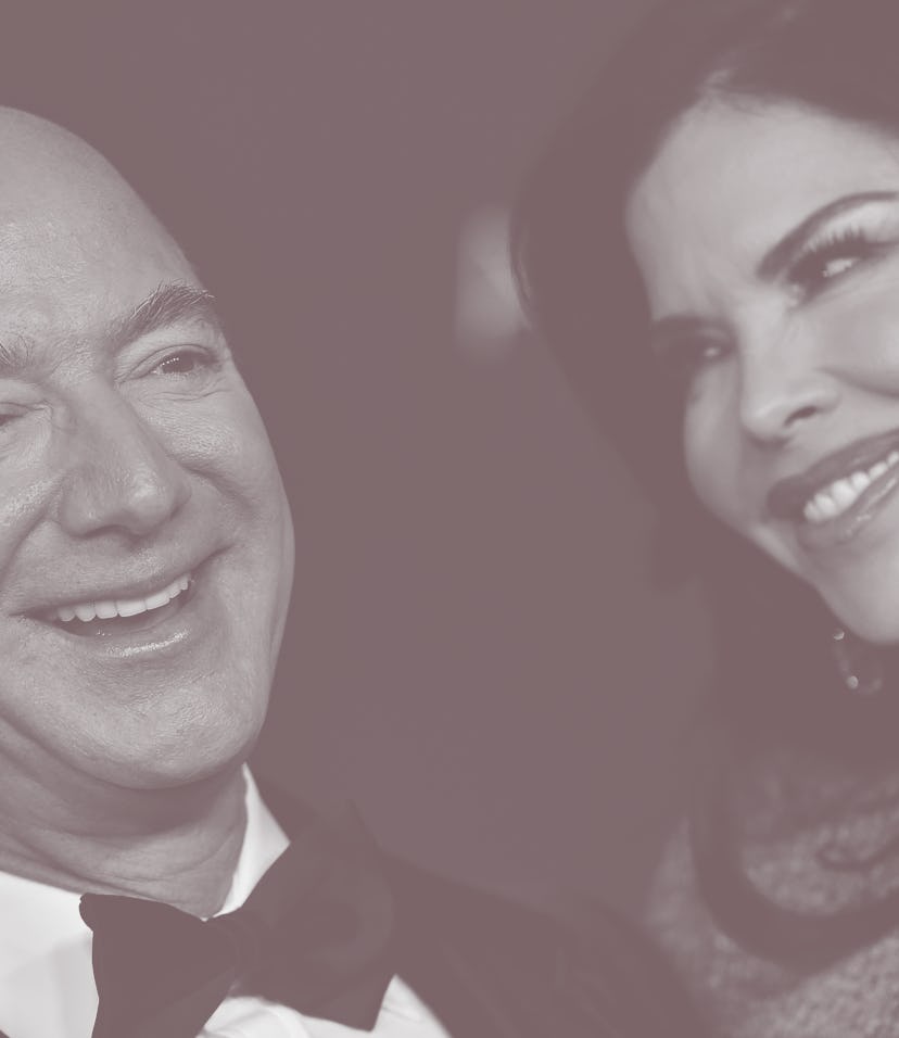 LOS ANGELES, CALIFORNIA - NOVEMBER 06: Jeff Bezos and Lauren Sanchez attend the 10th Annual LACMA Ar...