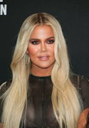 Business woman/media personality Khloé Kardashian arrives for the 45th annual E! People's Choice Awa...