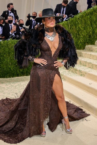Jennifer Lopez attends The 2021 Met Gala 