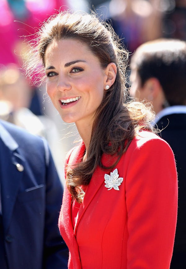 CALGARY, AB - JULY 08:  Catherine, Duchess of Cambridge visits a reception at Calgary Zoo  on July 8...