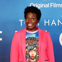 US actress Leslie Jones arrives to the premiere of 'Finch' in West Hollywood, California on November...