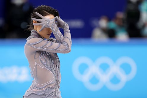 BEIJING, CHINA - FEBRUARY 07: Madison Chock and Evan Bates of Team United States skate during the Ic...