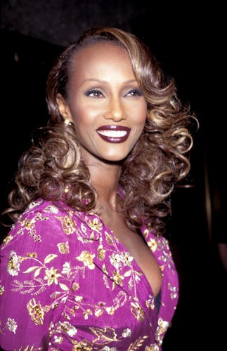 Iman was an icon of '80s and '90s fashion. 