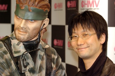Hideo Kojima during Hideo Kojima Launches "Metal Gear Solid 3: Snake Eater" at HMV Oxford Street in ...
