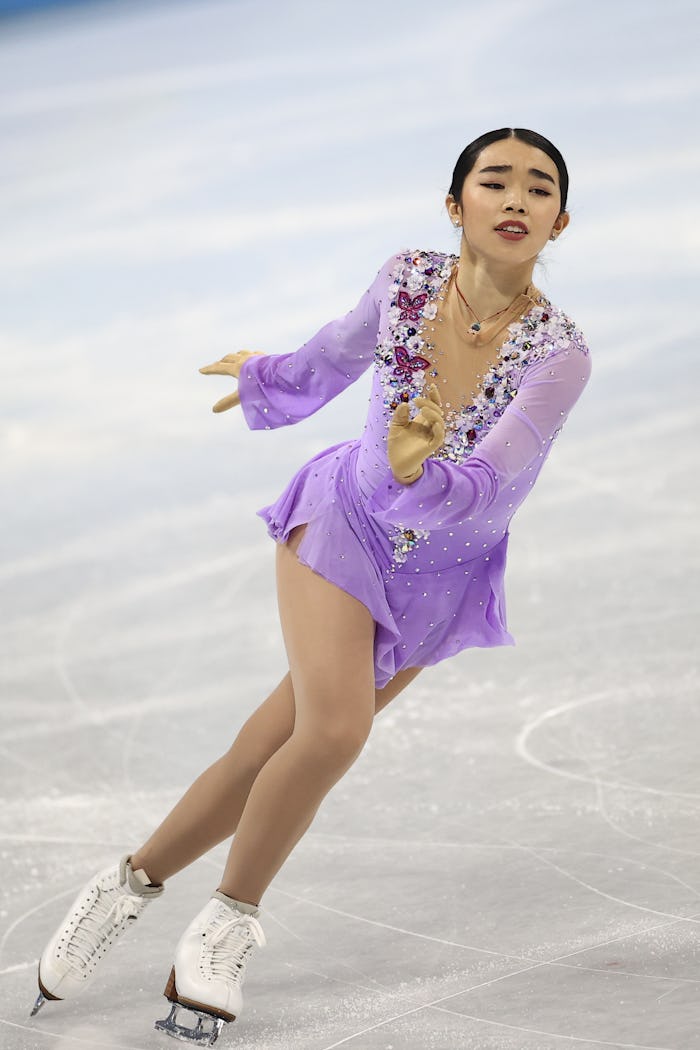 Karen Chen's mom designed her figure skating costume.