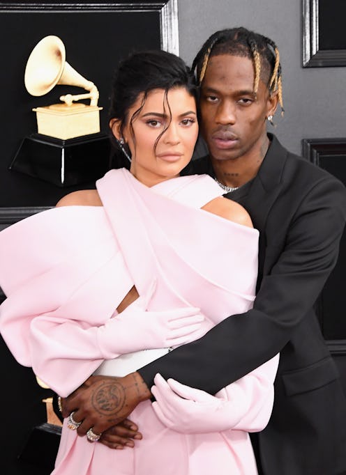LOS ANGELES, CA - FEBRUARY 10: Kylie Jenner and Travis Scott attend the 61st Annual GRAMMY Awards a...
