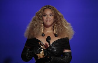 Los Angeles, CA, Sunday, March 14, 2021 - Beyonce makes History with the Best E&B Performance winnin...