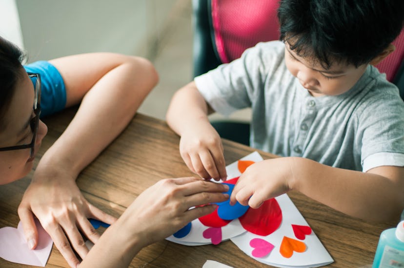 Valentine's Day cards are a sweet homemade craft to make.