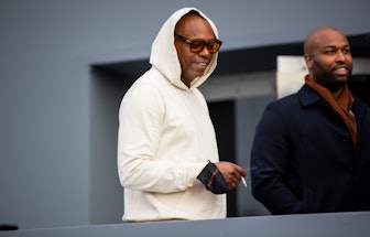 PARIS, FRANCE - JANUARY 21: Dave Chappelle is seen outside Dior during Paris Fashion Week - Menswear...