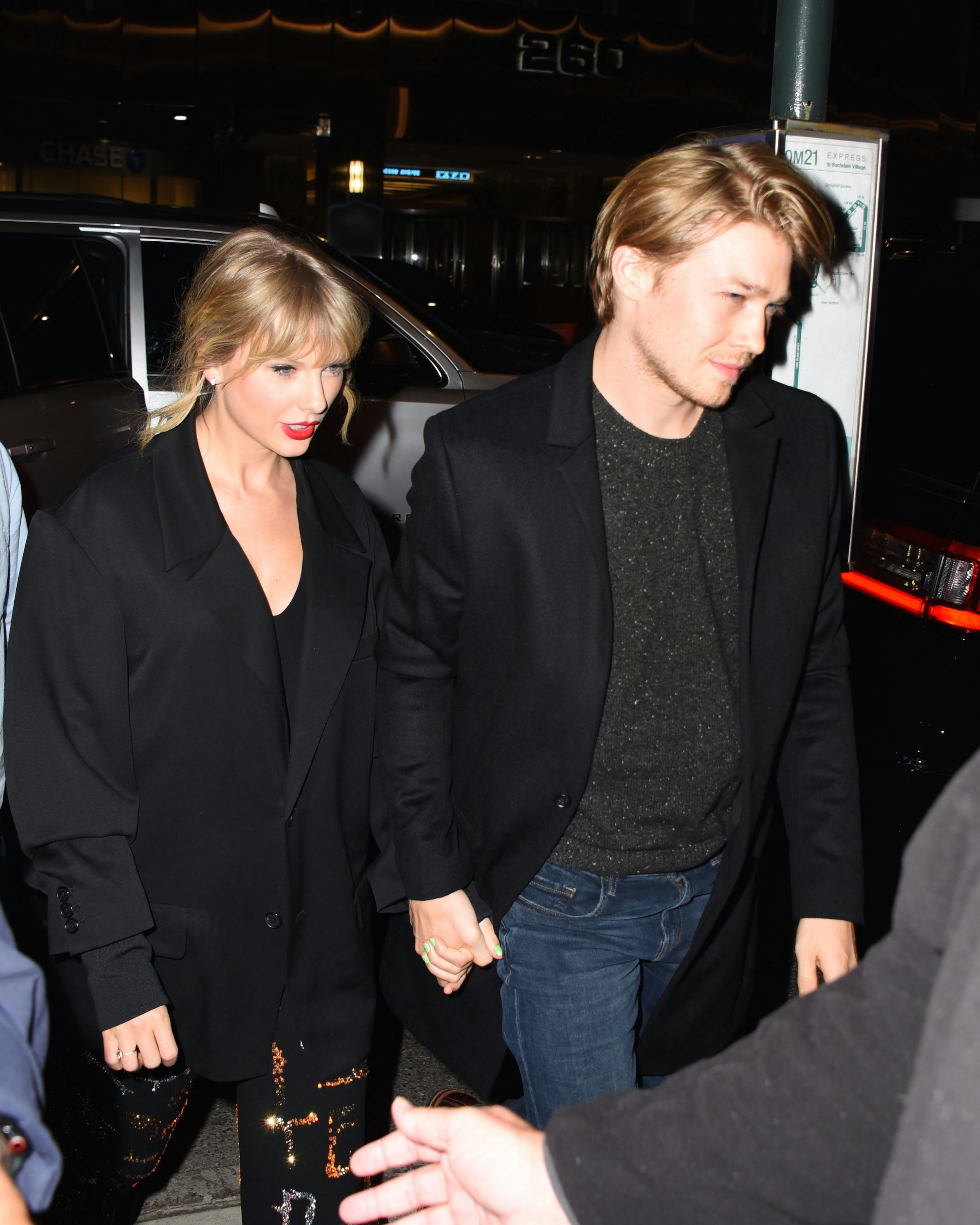 NEW YORK, NY - OCTOBER 06:  Taylor Swift and Joe Alwyn are seen at Zuma restaurant on  October 6, 20&hellip;