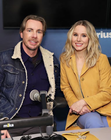 NEW YORK, NY - FEBRUARY 25: Actors Dax Shepard and Kristen Bell visit the SiriusXM Studios on Febru...