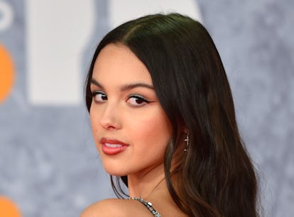 Olivia Rodrigo wore a sparkly gown to The BRIT Awards 2022.