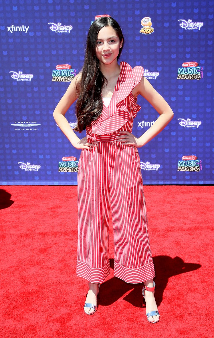 Olivia Rodrigo wore a red jumpsuit to the 2017 Radio Disney Music Awards.