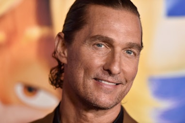 LOS ANGELES, CALIFORNIA - DECEMBER 12: Matthew McConaughey attends the Premiere of Illumination's "S...