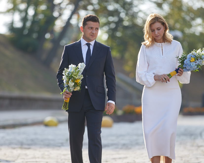 President Zelensky is all about his wife and family.