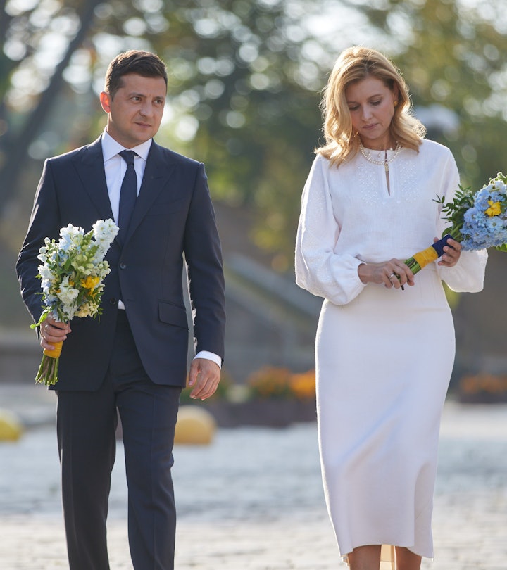 President Zelensky is all about his wife and family.