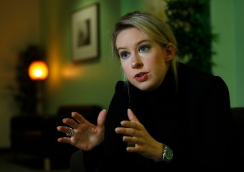 Elizabeth Holmes dropped out of Stanford in 2003 as a 19-year-old to start Theranos, a company now p...
