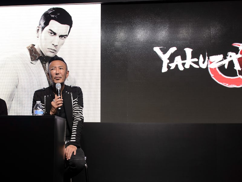 LOS ANGELES, CA - JUNE 14: Toshihiro Nagoshi attends E3 Electronic Entertainment Expo 2016 at Los A...