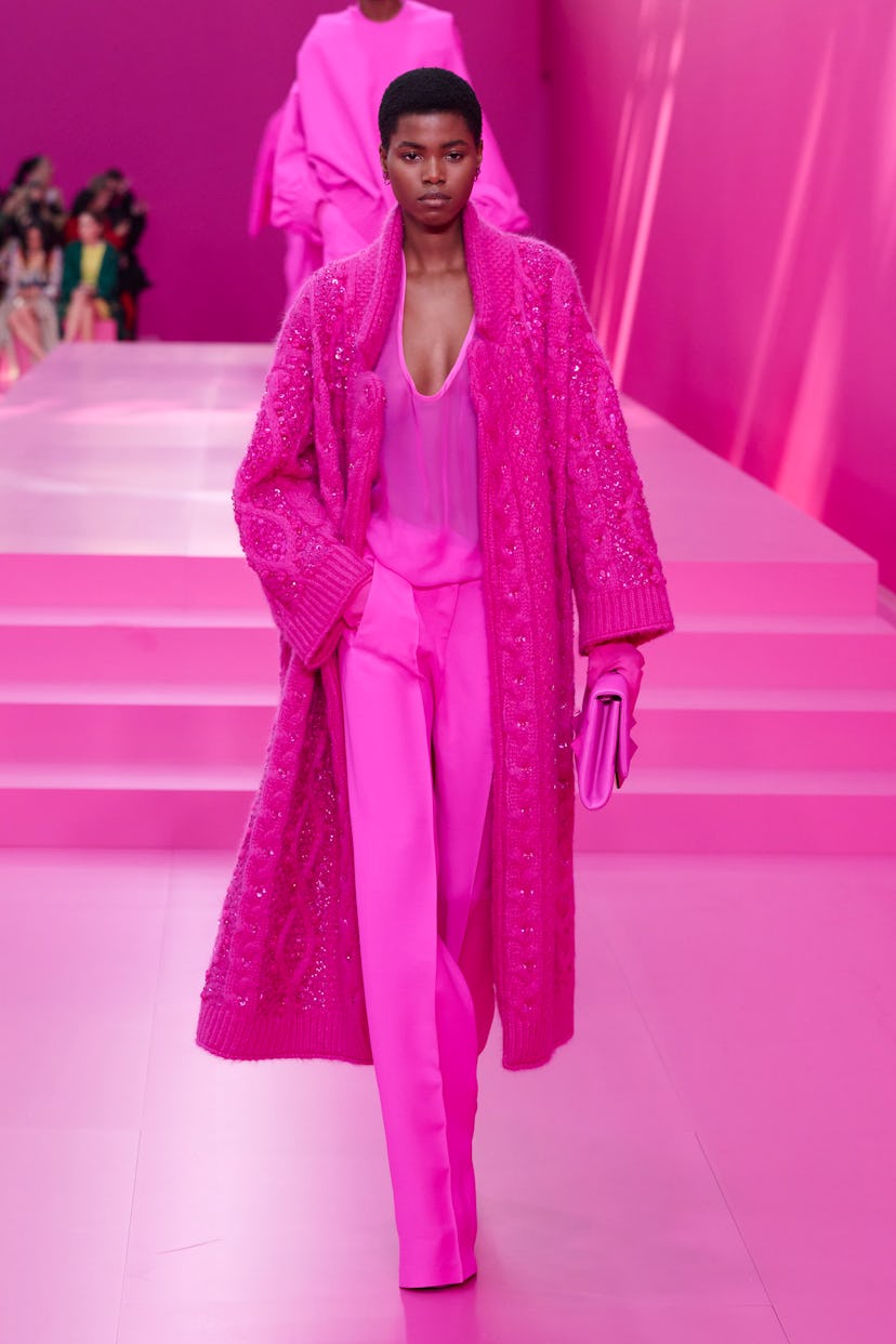 Fall 2022 Fashion Week Trends Pink Valentino