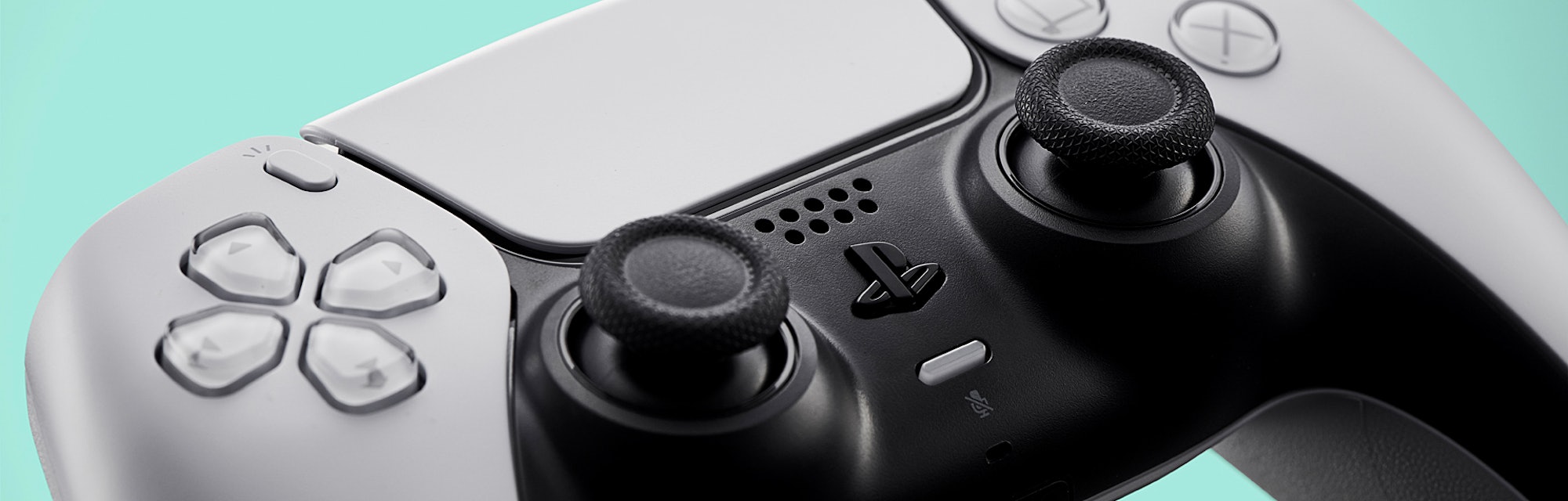 A Sony PlayStation 5 DualSense controller, taken on October 29, 2020. (Photo by Olly Curtis/Future P...