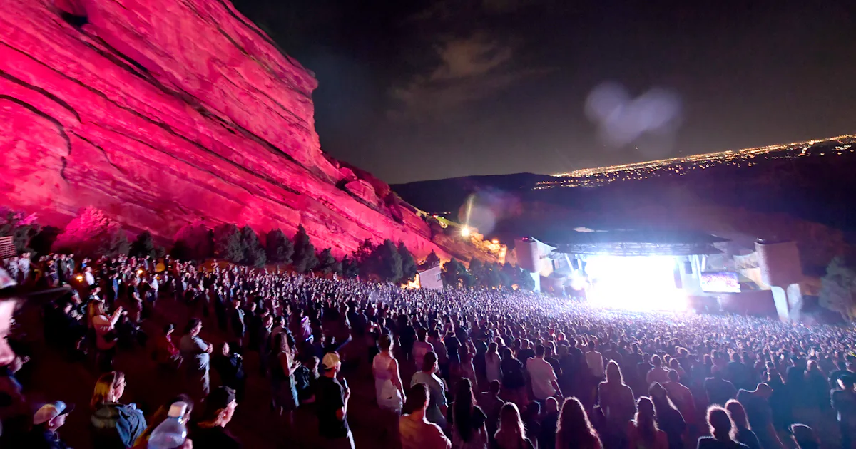 Red Rocks Ampitheater Subtronics Red Rocks Amphitheater backtracks on Amazon's palm-scanning tech