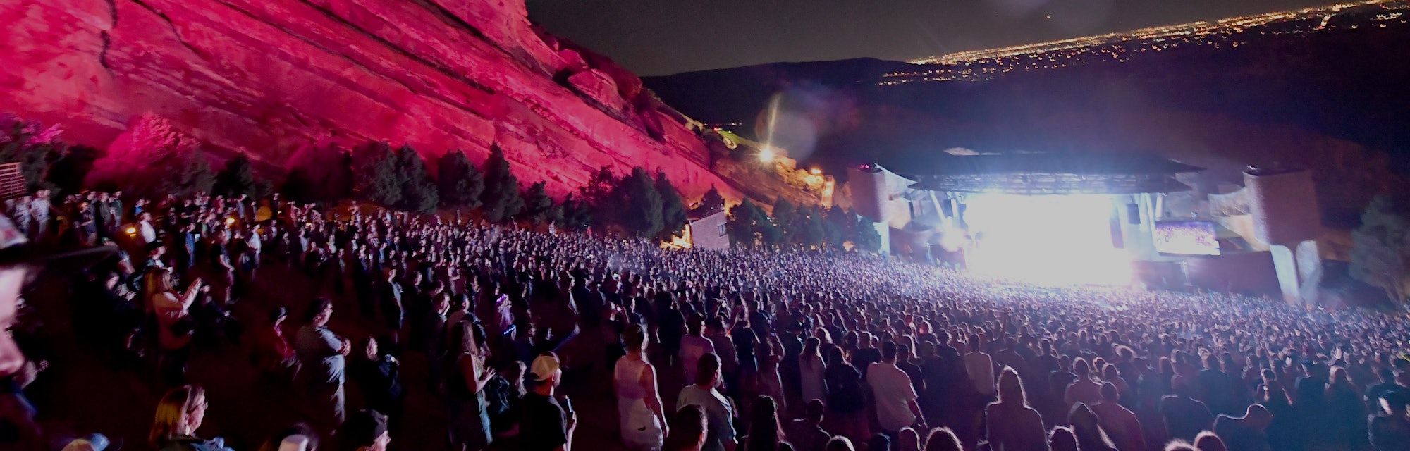 MORRISON, CO - JUNE 19:  Umphrey's McGee perform at Red Rocks Amphitheater on June 19, 2021 in Morri...